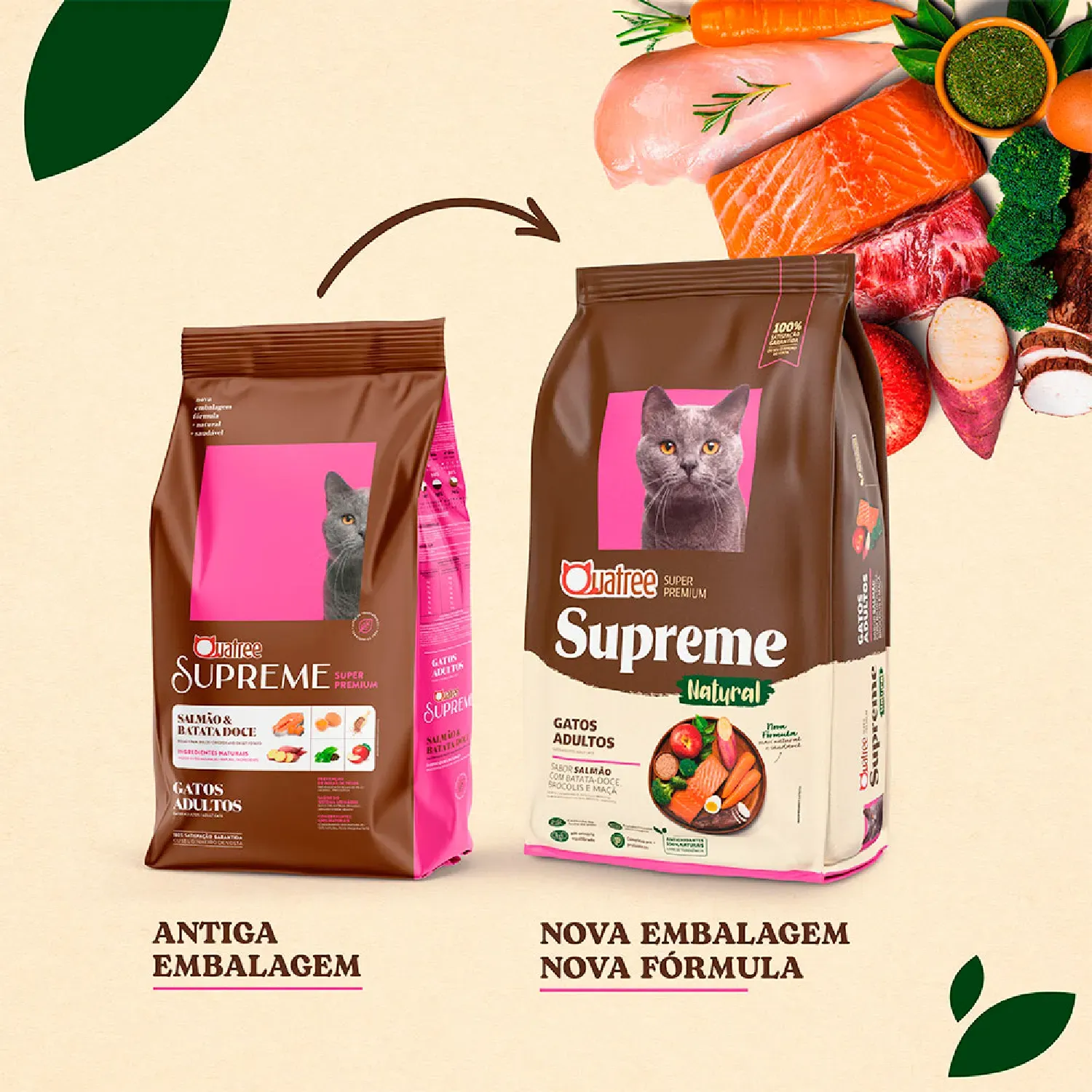 Racao Quatree Supreme Gatos Adultos Salmao nova embalagem-03